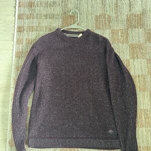 Weatherproof Men's Dark Purple Crewneck Sweater